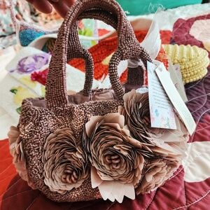 Floral Muted Pink Beaded Bag | TJMaxx Viral